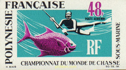 584326 MNH POLINESIA FRANCESA 1969 CAMPEONATO DEL MUNDO DE PESCA SUBMARINA - Used Stamps