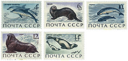 63216 MNH UNION SOVIETICA 1971 MAMIFEROS MARINOS - Collezioni