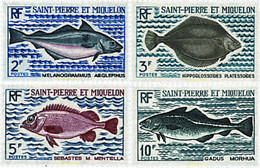 28431 MNH SAN PEDRO Y MIQUELON 1972 PECES - Gebruikt