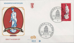 Berlin - Venus; Figur Von Friedrich Elias Meyer D. Ä. (MiNr: 478) 1974 - FDC Illustriert - 1971-1980