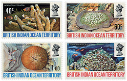 72853 MNH OCEANO INDICO BRITANICO 1972 CORALES - Territoire Britannique De L'Océan Indien