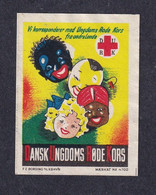 Denmark Poster Stamp Vignette  DANISH YOUTH RED CROSS - Erinnofilia