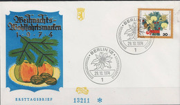 Berlin - Weihnachten (MiNr: 481) 1974 - FDC Illustriert - 1971-1980