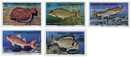 28443 MNH TURQUIA 1975 PECES - Lots & Serien