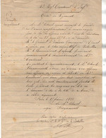 VP20.881 - MILITARIA - PARIS X MONTMEDY 1888 - Ordre Du Régiment N° 3 & 4 - 43 ème Rgt Territorial D'Infanterie - Documentos