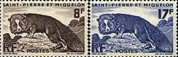 207509 MNH SAN PEDRO Y MIQUELON 1947 MOTIVOS VARIOS - Gebruikt