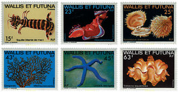 36728 MNH WALLIS Y FUTUNA 1979 FAUNA MARINA - Usados