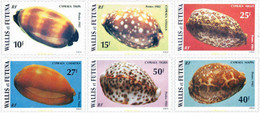 36730 MNH WALLIS Y FUTUNA 1982 CONCHAS - Usados