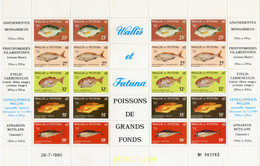 144340 MNH WALLIS Y FUTUNA 1980 PECES - Oblitérés