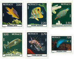 67797 MNH MONACO 1988 PECES DEL MUSEO OCEANOGRAFICO DE MONACO - Otros & Sin Clasificación