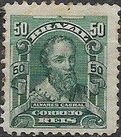 BRAZIL 1906 A. Cabral - 50r. - Green MH - Ungebraucht