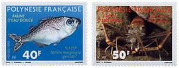 43633 MNH POLINESIA FRANCESA 1990 FAUNA DE AGUA DULCE - Gebraucht