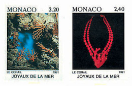 32586 MNH MONACO 1991 JOYAS DEL MAR. EXPOSICION EN EL MUSEO OCEANOGRAFICO - Autres & Non Classés