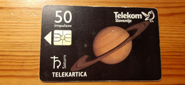 Phonecard Slovenia - Space, Planet - Slovénie