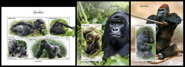 Sierra Leonee  2022 Gorillas. (404) OFFICIAL ISSUE - Gorilas