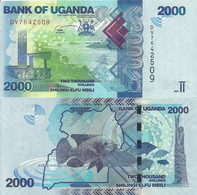 Uganda 2000 Shillings 2021. UNC - Ouganda