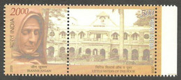 INDIA 2009 JEANNE JUGAN LITTLE SISTERS Of THE POOR Se-tenant Stamp SET MNH As Per Scan - Otros & Sin Clasificación