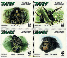5267 MNH ZAIRE 1997 BONOBO - Collections
