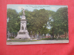 The Green With. Soldiers Monument. Waterbury   Connecticut >     Ref 5839 - Waterbury