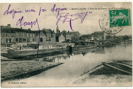 MONTLUCON - L'Entrée Du Canal, Péniches - Montlucon