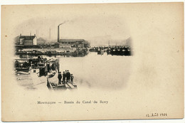 MONTLUCON - Bassin Du Canal Du Berry, Péniches - Montlucon
