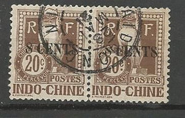 INDOCHINE Taxe Paire N° 23 OBL - Segnatasse