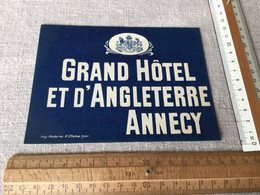 Grand Hotel Et D’Angleterre - Adesivi Di Alberghi