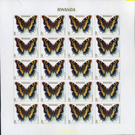 221901 MNH RUANDA 1979 MARIPOSAS - 1970-1979