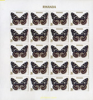 221902 MNH RUANDA 1979 MARIPOSAS - 1970-1979