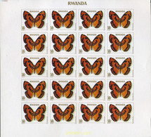 221903 MNH RUANDA 1979 MARIPOSAS - 1970-1979