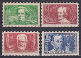 1936 - SERIE COMPLETE YVERT N° 330/333 * MLH - COTE = 34 EUR. - Nuevos