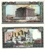 Lebanon 50 Livres 1988 UNC - Lebanon