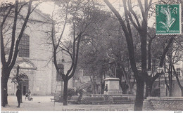 ST PONS DE THOMIERES - Promenade Des Tilleuls Et Façade De La Cathédrale 1909 - Saint-Pons-de-Thomières