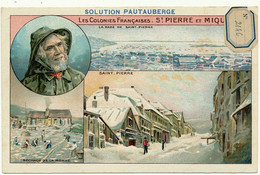 SAINT PIERRE ET MIQUELON - Carte Publicité Solution Pautauberge - Saint-Pierre-et-Miquelon