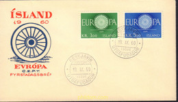 600203 MNH ISLANDIA 1960 EUROPA CEPT. RUEDA CON 19 RADIOS - Lots & Serien