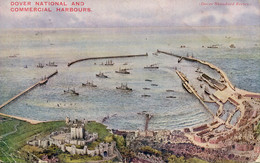 KENT - DOVER - NATIONAL AND COMMERCIAL HARBOURS 1906 Kt1209 - Dover