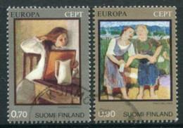 FINLAND 1975 Europa: Paintings Used.  Michel 764-65 - Gebraucht