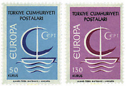 62115 MNH TURQUIA 1966 EUROPA CEPT. NAVIO EUROPA - Verzamelingen & Reeksen