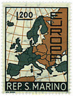 62129 MNH SAN MARINO 1967 EUROPA CEPT. ENGRANAJES - Gebraucht