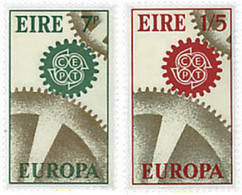 76964 MNH IRLANDA 1967 EUROPA CEPT. ENGRANAJES - Lots & Serien