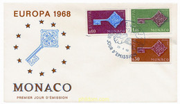 23600 MNH MONACO 1968 EUROPA CEPT 1968 - LLAVE DORADA - Andere & Zonder Classificatie