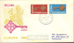 594514 MNH IRLANDA 1968 EUROPA CEPT 1968 - LLAVE DORADA - Collections, Lots & Series