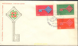 594513 MNH MONACO 1968 EUROPA CEPT 1968 - LLAVE DORADA - Autres & Non Classés