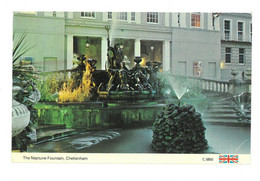 BR1395 Inghilterra Cheltenham The Neptune Fountain Viaggiata 1983 Verso Roma - Cheltenham