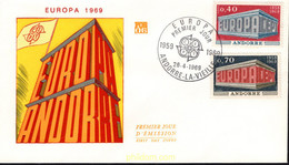 4343 MNH ANDORRA. Admón Francesa 1969 EUROPA CEPT. 10 ANIVERSARIO DE LA CEPT - Collections
