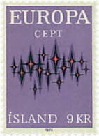 271249 MNH ISLANDIA 1972 EUROPA CEPT. COMUNICACIONES - Lots & Serien