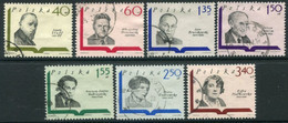 POLAND 1969 Writers Used.  Michel 1979-85 - Usati