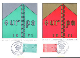 4347 MNH ANDORRA. Admón Francesa 1971 EUROPA CEPT. FRATERNIDAD Y COOPERACION - Collections