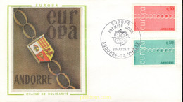 15309 MNH ANDORRA. Admón Francesa 1971 EUROPA CEPT. FRATERNIDAD Y COOPERACION - Collections