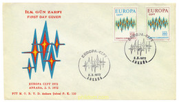 23681 MNH TURQUIA 1972 EUROPA CEPT. COMUNICACIONES - Verzamelingen & Reeksen